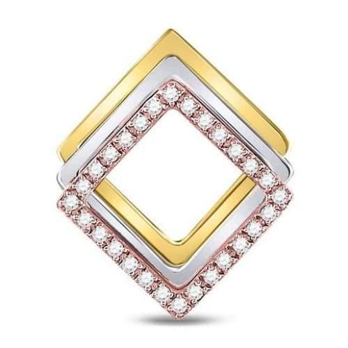 10KT 0.17CT Diamond Pendant - Pendant