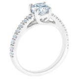 14KT 0.75CT Engagement Ring 4 Shank - DiamondsOnCredit